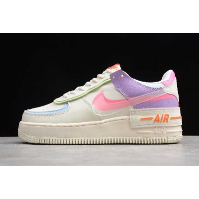 Nike Bayan Air Force 1 Shadow Gri / Bej Rengi Kaykay Ayakkabı Türkiye - STKC0ERF